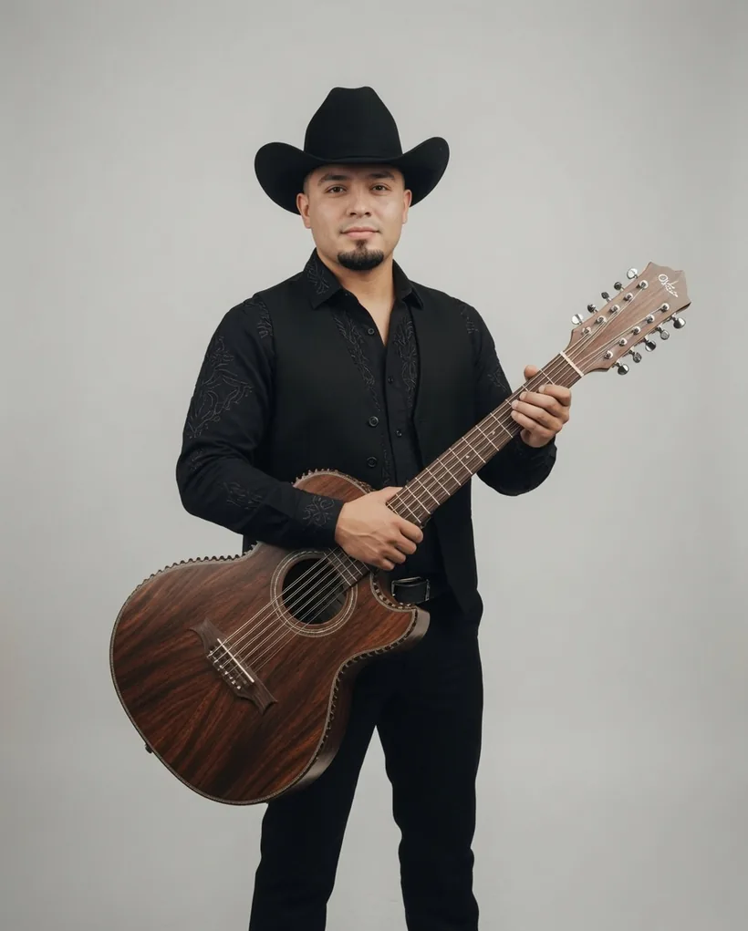 Grupo member with bajo quinto